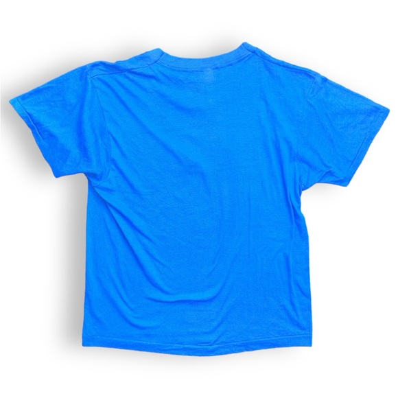 Vintage 1985 Screen Stars “Star Spangled Banner” Blue Single Stitch T-Shirt sz L - Picture 8 of 8